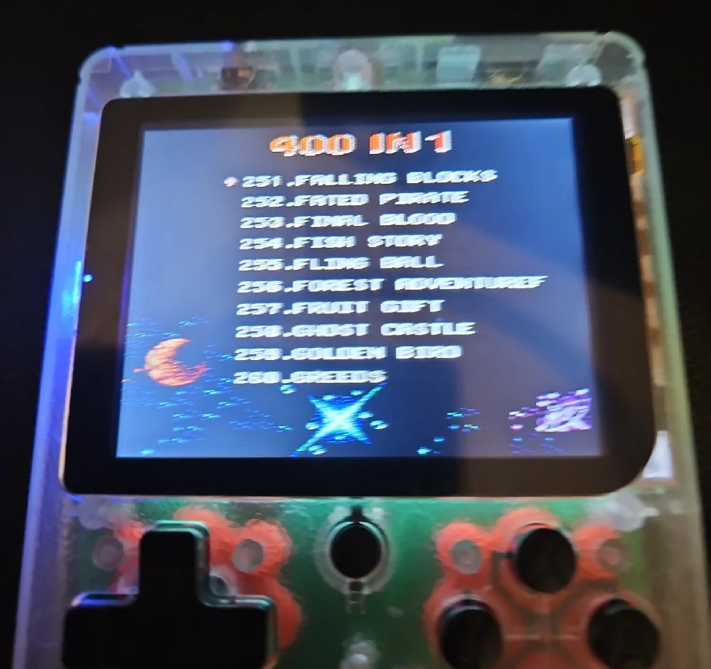 Plus Handheld Game Console - Black and Green